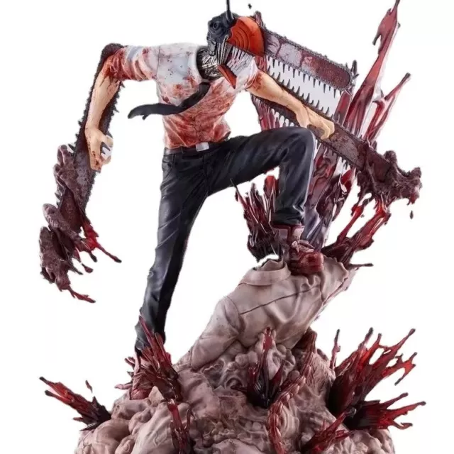 Figurine DENJI Manga Chainsaw Man 29 cm Statue tronçonneuse Anime Manga Neuf