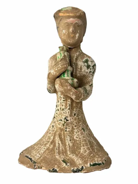 Chinese Tang Dynasty Style Palace Court Musician Glazed Ceramic Female Figure 1