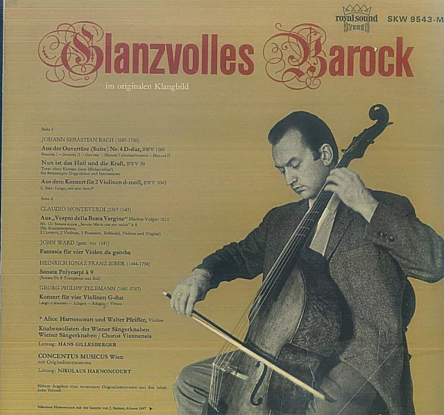 Concentus Musicus Wien, Nikolaus Harnoncourt – Glanzvolles Barroco En Originales 2