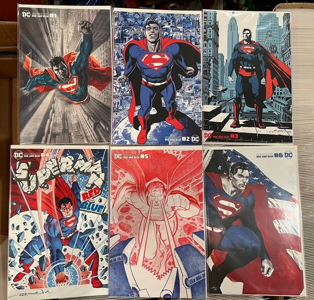 Superman Red & Blue #1 2 3 4 5 6 / Cover B Variant Set Nm