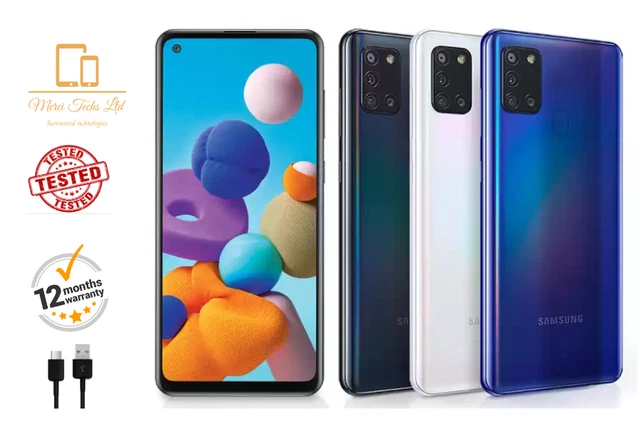 NEW Samsung Galaxy A21s 64GB - All Colours - Dual SIM Unlocked - Warranty-CHRGER