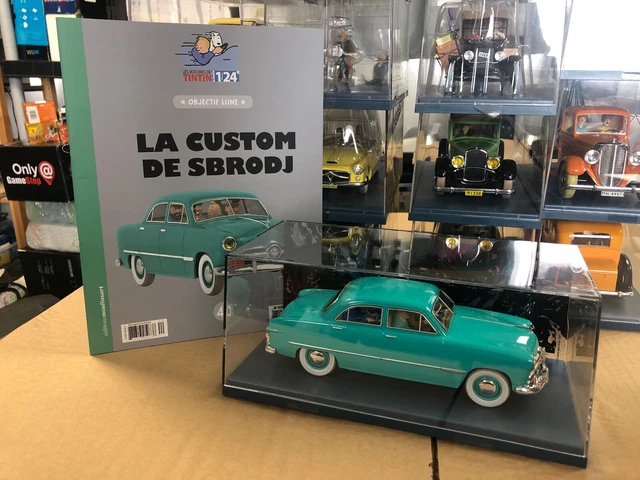 Voiture TINTIN 1/24 Collection Hachette N°40 La Custom de SBRODJ