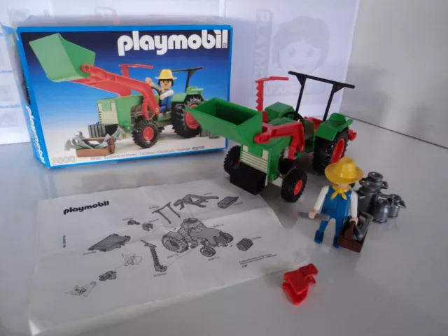 Playmobil n° 3066 - Fermier tracteur citerne - boite boxed - Ouvert