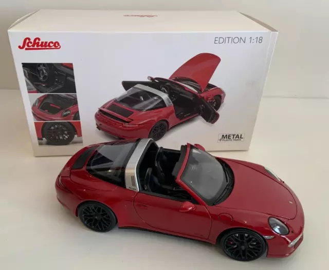 SCHUCO 1:18 Porsche 911 Carrera 4 GTS Targa #450039300 Limited to 500pcs