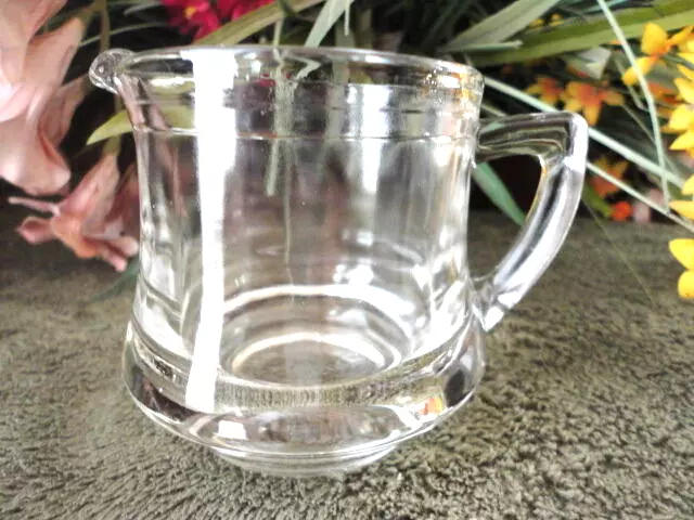 KELLOGG'S Correct Cereal CREAMER Glass Advertising  3 IN T Vintage 2