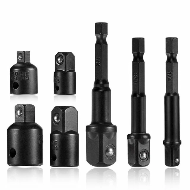 1/4 3/8 1/2 Drive Adapter Reducer Socket Wrench Air Ratchet Replacement Tools