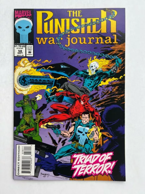 The Punisher War Journal #58, Vol. 1 (Marvel Comics, 1993) VF/NM