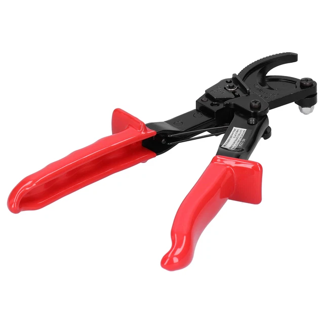 Cable Cutters Safety Buckle Design Ratcheting Cable Cutters PVC For Aluminum