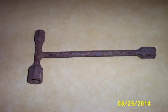 Vintage T Lug Wrench Collectible Wheel Lug Nut Wrench