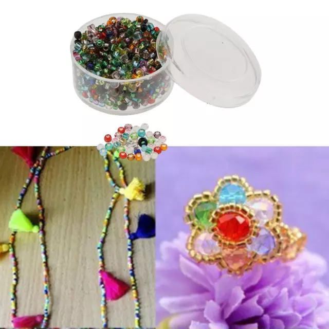 Small Seed Beads various Color Spacer Mini Beads Jewelry Making Beading