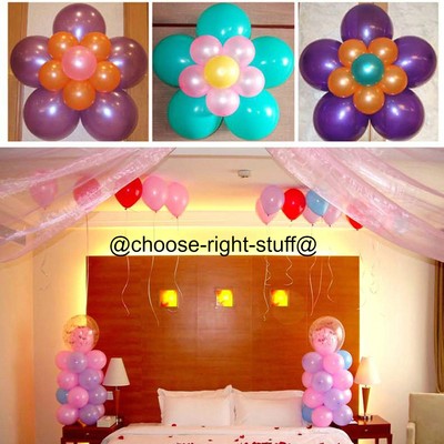 Decorazione Battesimo Palloncini Elio 10" pollici metallico Baloons COLORATA Balon 