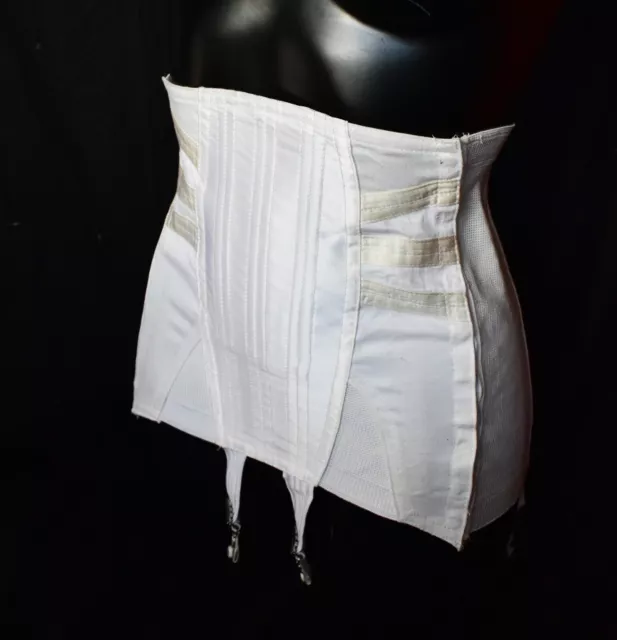 Cintura vintage ferma nuova con etichette oro bianco shapewear matrimonio bretelle giarrettiere
