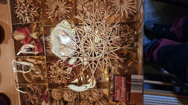 Strohsterne Christbaumschmuck