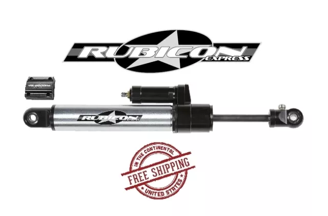 Rubicon Express NFS Neutral Force Steering Stabilizer For 07-18 Jeep Wrangler JK