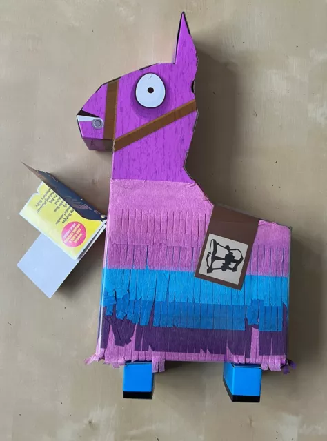 Fortnite Loot Llama Pinata 23 pieces including 4" Rust Lord Figure Party Game