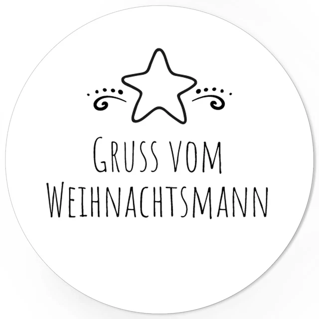 48 Weihnachtsaufkleber Geschenk Aufkleber Etiketten Weihnachten Xmas Gruss 1