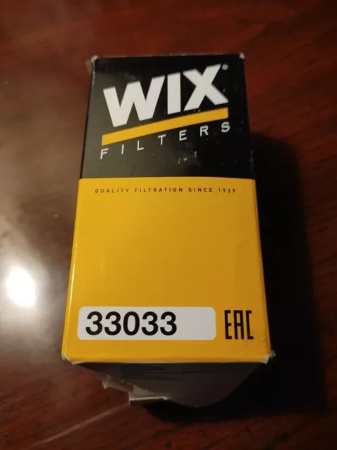 Filtro de combustible universal en línea Wix 33033 con 3/8 entrada/salida con...