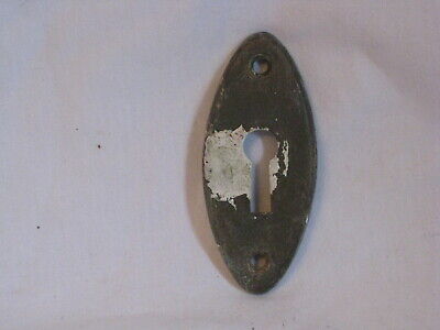 antique small Keyhole Cover Plate Escutcheon Key Hole Lock Plate hardware part