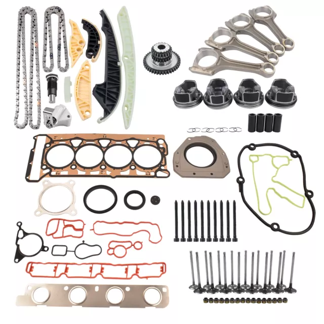 Reparatursatze Kolben Steuerkettensatz 23mm für VW Audi A3 A4 1.8 TSI TFSI CDAA