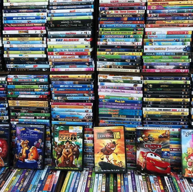 Kids DVD Sale Lot, Pick and Choose Cheap Disney / Pixar / Family Movies / Shows