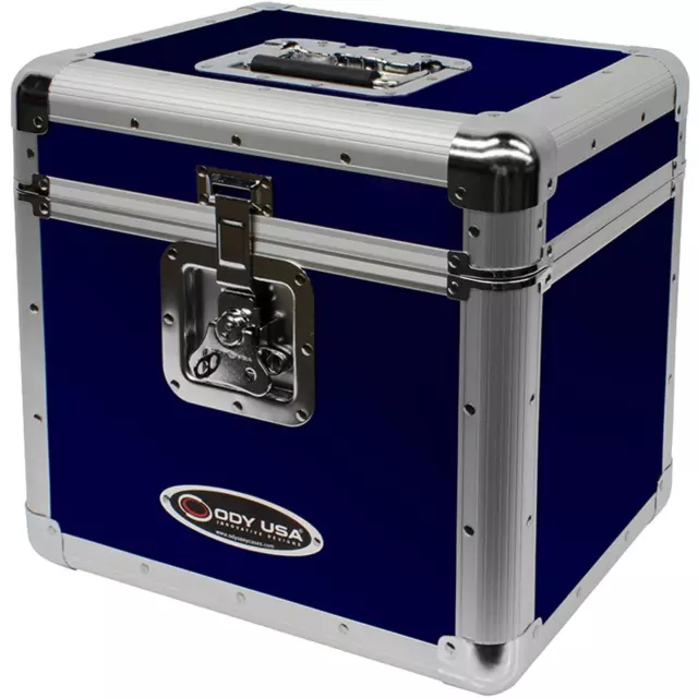 Odyssey KLP2BLU Krom Series Blue Stackable Record / Utility Case idjnow