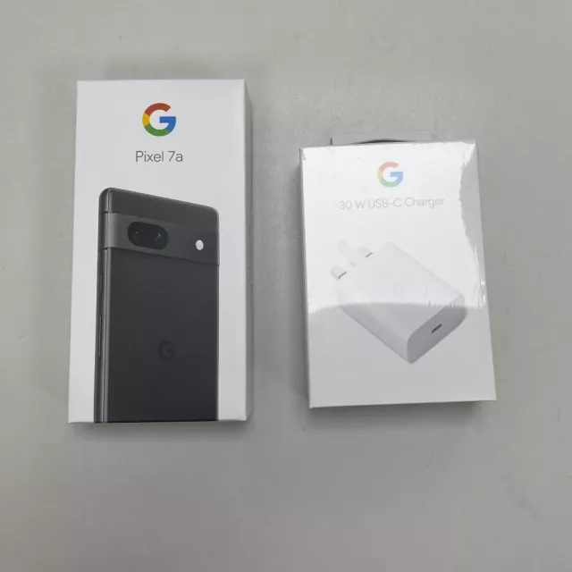 Google Pixel 7a - 128GB - BRAND NEW NEVER OPENED Charcoal Unlocked ALL NETWORKS