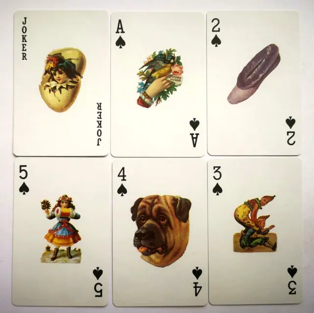 Victorian Images Vintage Playing Cards  52 & 2J Box Free Post