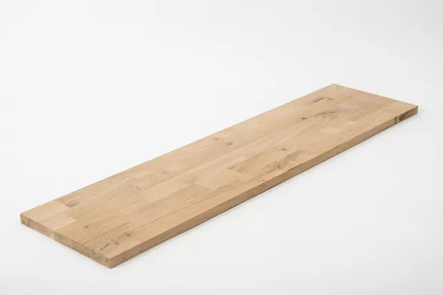 Placa de madera maciza roble salvaje, láminas (KGZ) 65 mm fijas, construcción de estanterías KGZ 20 mm
