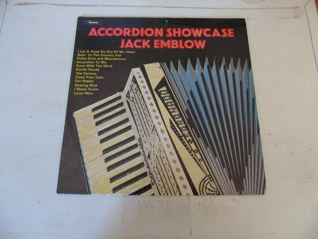 JACK EMBLOW Akkordeon Showcase 1979 UK 12Track Vinyl LP EUR 24,36