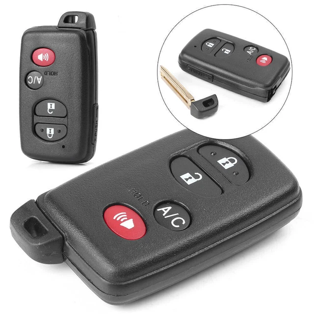 Smart Remote Key Shell Case Cover Fob 3+1 Button for TOYOTA Prius 2010-2013