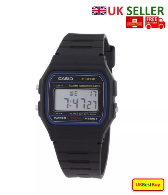 W201-1AV | Black Digital Casual Classic Watch | CASIO