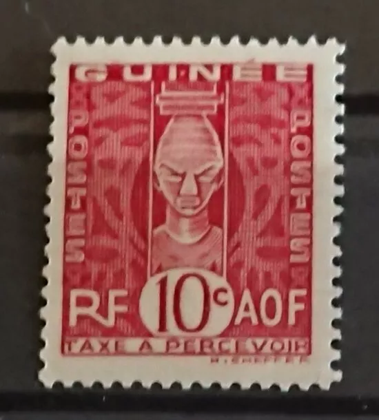 Guinée Colonie Française Timbre Taxe N° 27 /  Neuf* / 1938