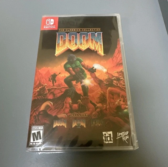 DOOM THE CLASSICS Collection Nintendo Switch Limited Run Games New