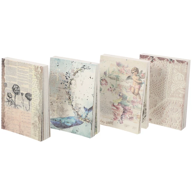 4 Sets von Scrapbooking Papers DIY Craft Papers Dekorative Papiere 12