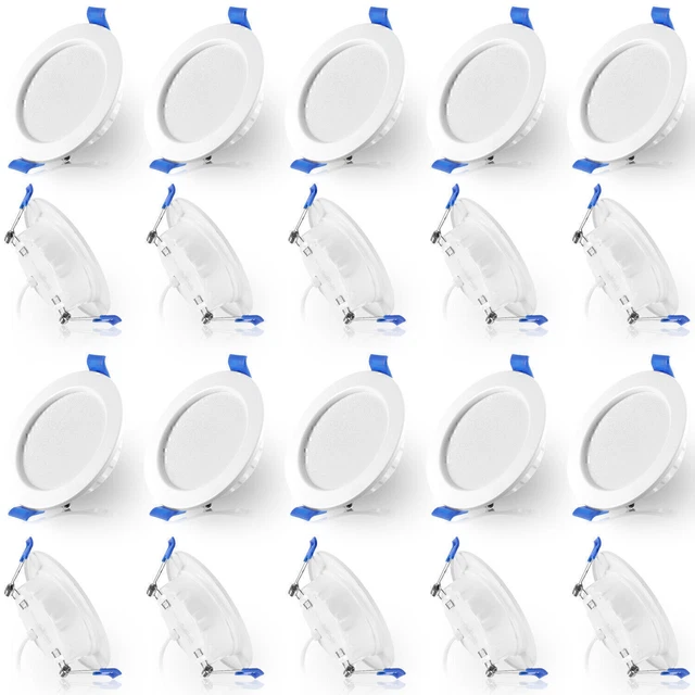 2-20X LED Einbauleuchte 5W Einbaustrahler Decken Leuchte Set Einbau Spot 230V