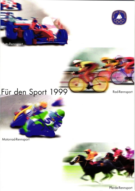 BRD Bund 2031-2034 gestempelt als Kleinbogen im Folder der Sporthilfe #IZ036