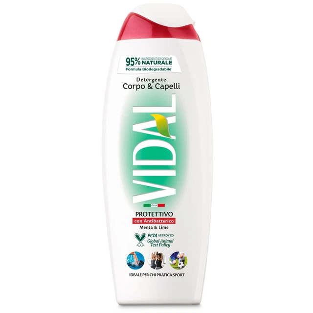 Vidal Doccia Schiuma Protettivo Antibatterico 250Ml