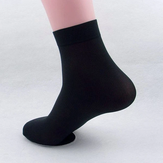 Business Calzini Casual Comodo Abito Corto Solido Colore SPORTS Sottile 3