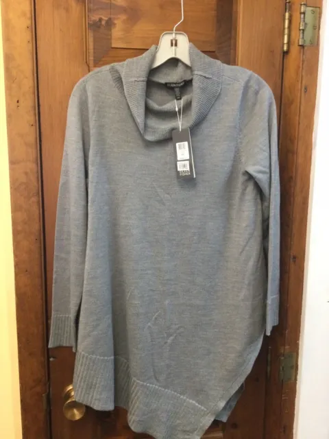 Eileen Fisher Sweater, Nwt, Size S/P, Grey, Merino Wool