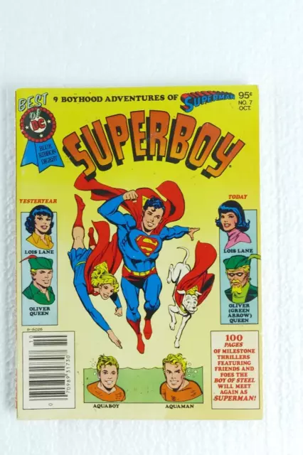 1980 Superboy Best Of DC  Comic Blue Ribbon Digest #7 - Lex Luthor - Krypto