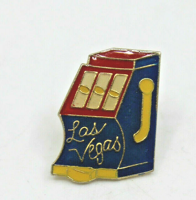 Las Vegas Slot Machine Nevada NV Collectible Pin Pinback Travel Souvenir Vintage