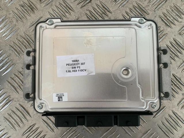 Calculateur Moteur (ECU) Peugeot 206 2.0 HDI 90CV - Références 0281010594 / 9642013980 - Occasion