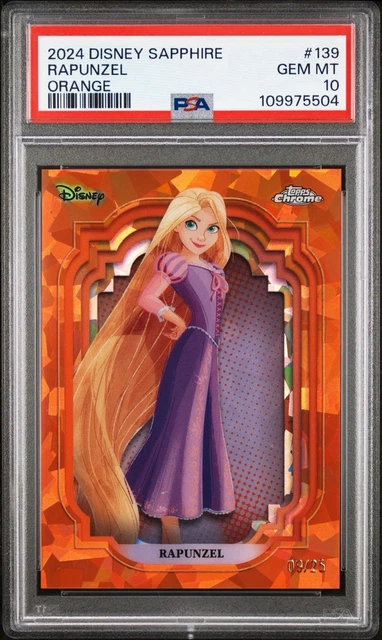 🍿 DISNEY TANGLED RAPUNZEL *Foil* PSA 10 2023 Weiss Schwarz