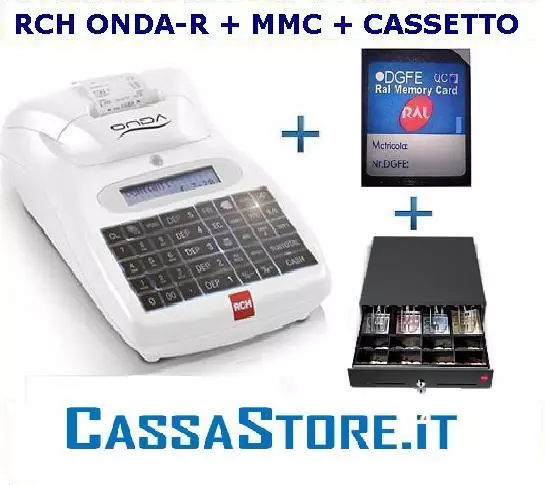 Registratore di cassa Rch Onda-R RT Cassetto -Offerta Fino ad Esaurimento Pezzi