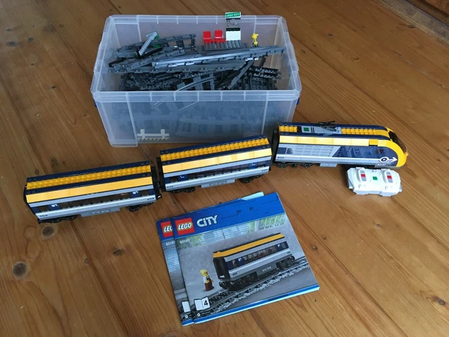 LEGO CITY PASSENGER Train Bundle 60197, 60238 switch tracks and extra track  used EUR 109,19 - PicClick FR