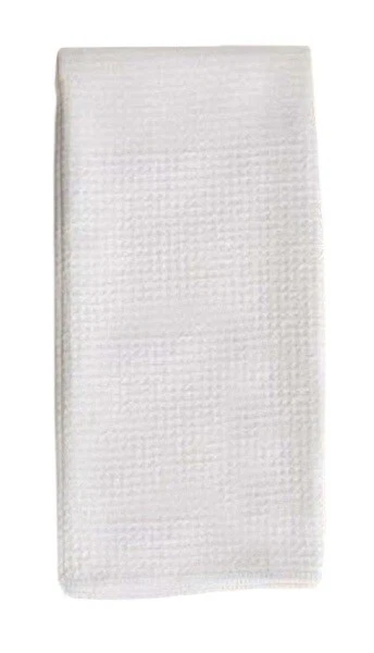 Toallas de sublimación, lote de 10, 100% poliéster blanco gofre tejido 24 x 16 pulgadas