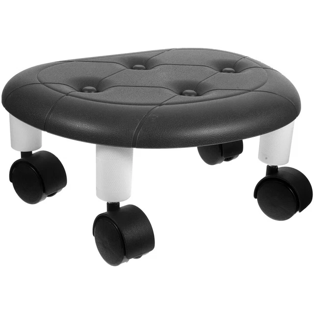 Mini sgabello, sgabello rotondo, sgabello basso, mini sgabello girevole,