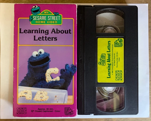 Sesame street learning about letters vhs eur 27 05 picclick fr