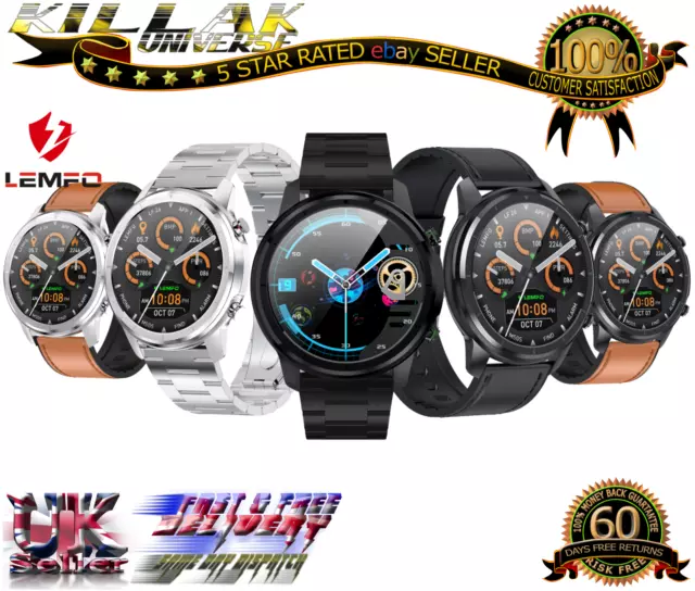 Lemfo LF26 Smart Watch Man Heart Rate Monitor Vibration Blood Pressure Oxygen