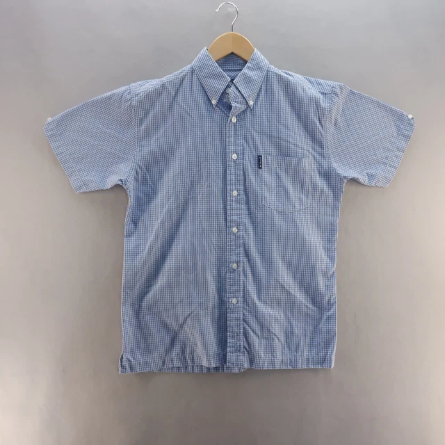 Tenda A Scacchi Bianchi E Blu Per Finestre Piccole - Cotone Naturale Con Fiocco Decorativo